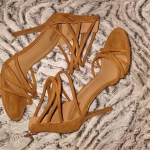 Forever 21 Strap Brown heel